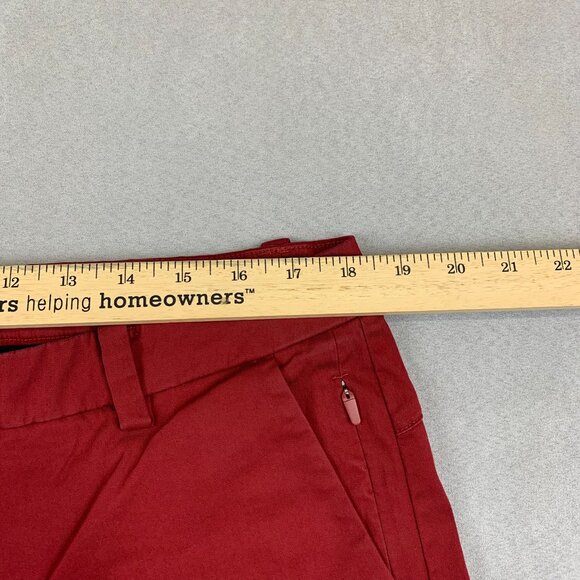 Lululemon Mens Shorts 36 Oxblood Red ABC Commission Slim Chino 9" Stretch M7AAAS - Picture 4 of 9